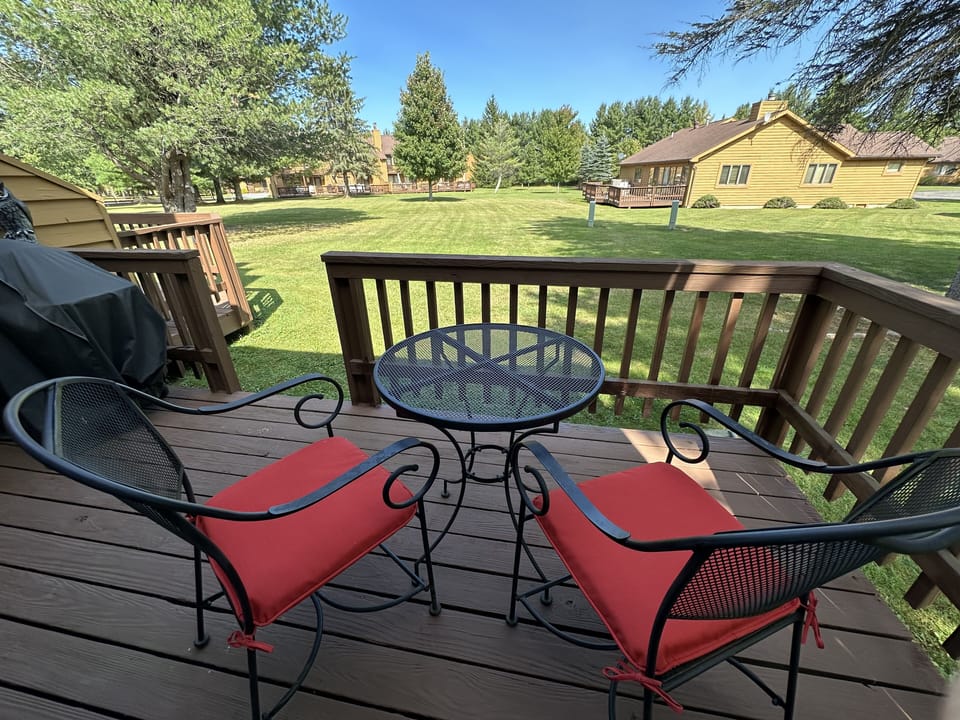 View from deck