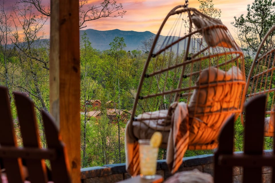 Sit by the firepit or on one of the many decks and enjoy the MAJESTIC views!