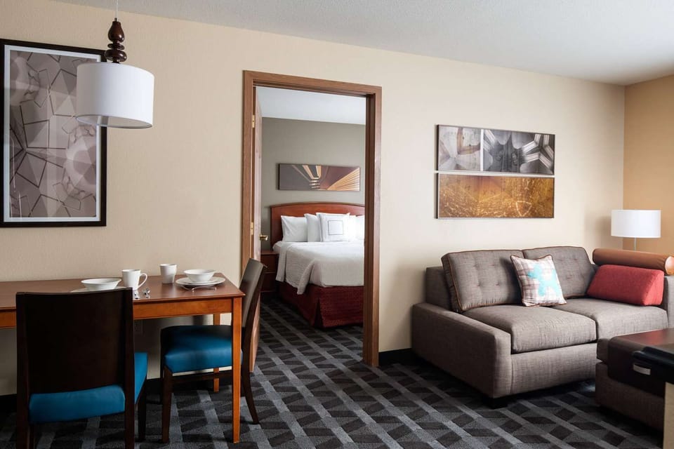 Gather for easy meals and movie nights in cozy lounge