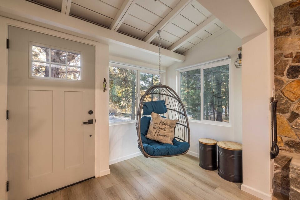 Read a book or converse in your egg chair!