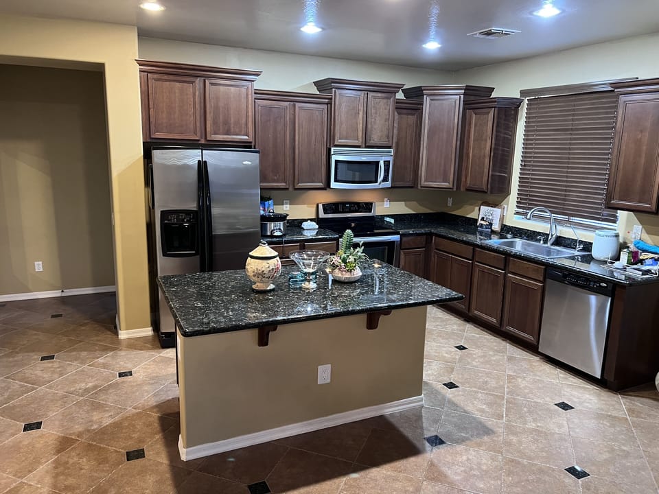 Spacious kitchen
