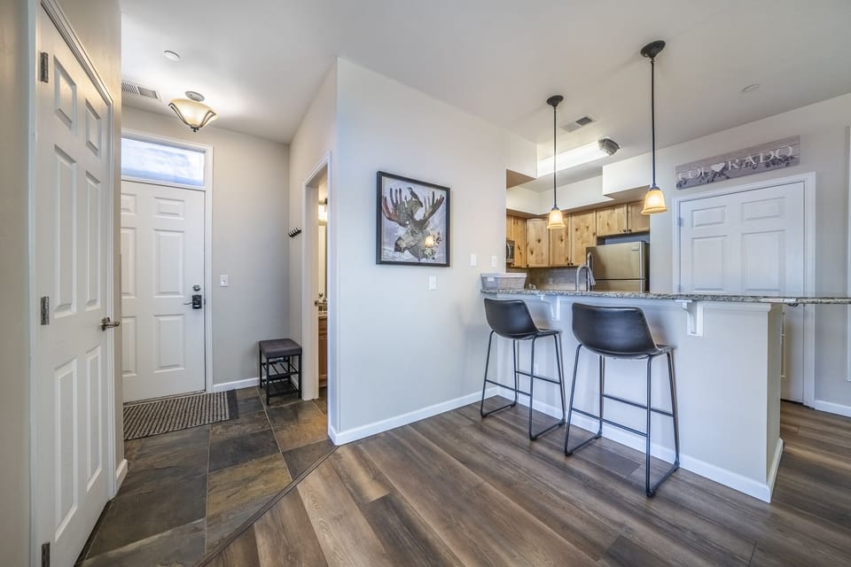Entry way - Entry way & open kitchen