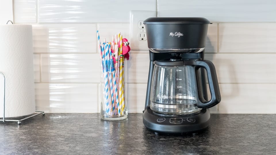 Coffee Maker- filters are provided but you will need to bring coffee.