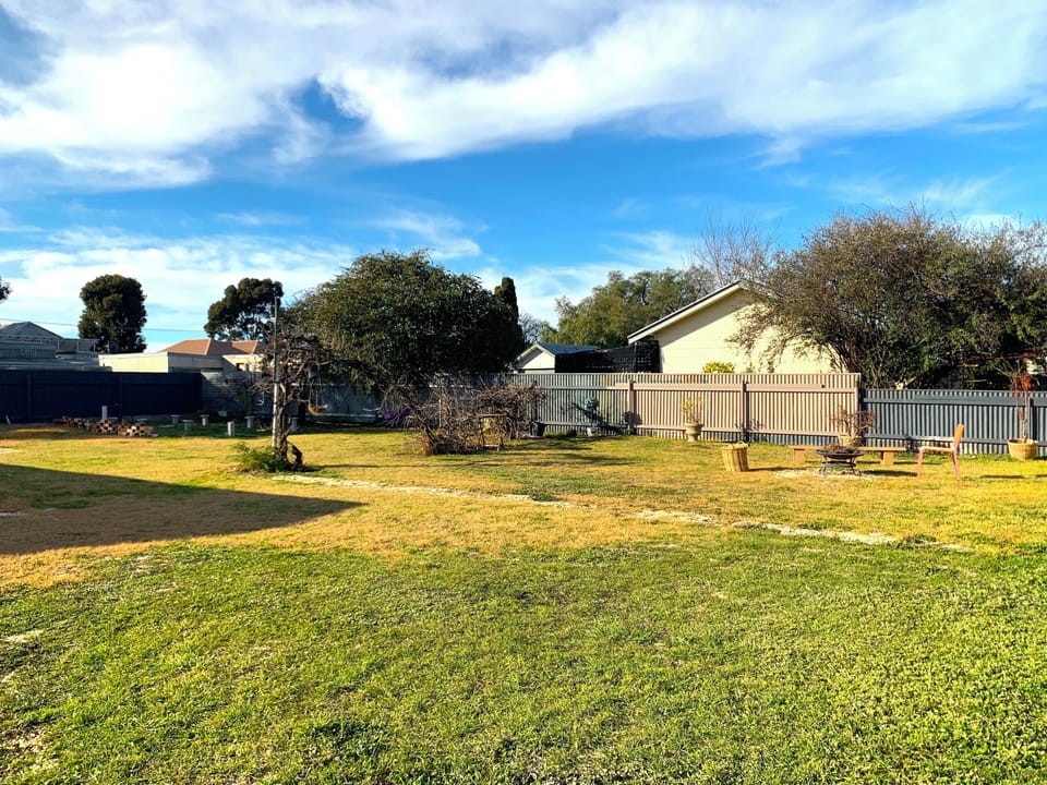 Large, secure and private backyard. All to yourself.