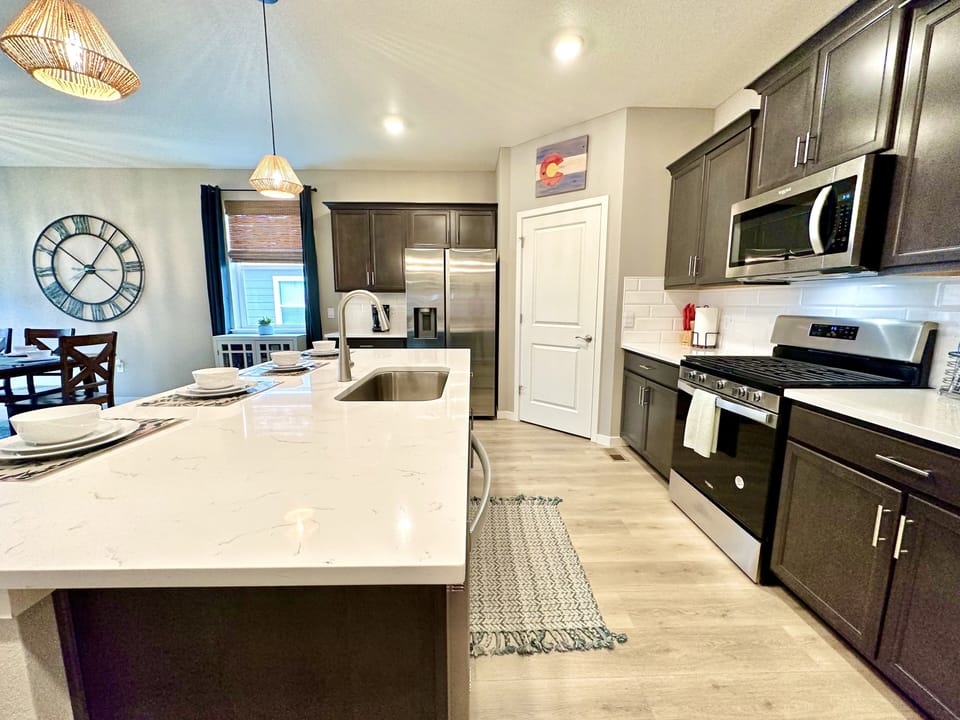 Kitchen with Gas Range