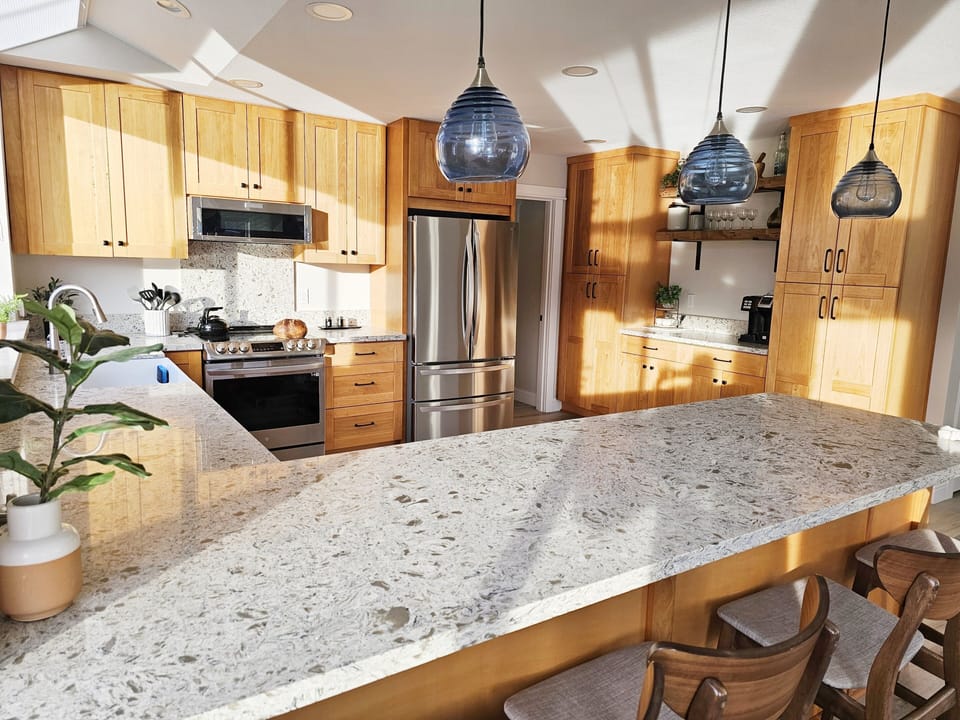 Kitchen View from Counter Stools