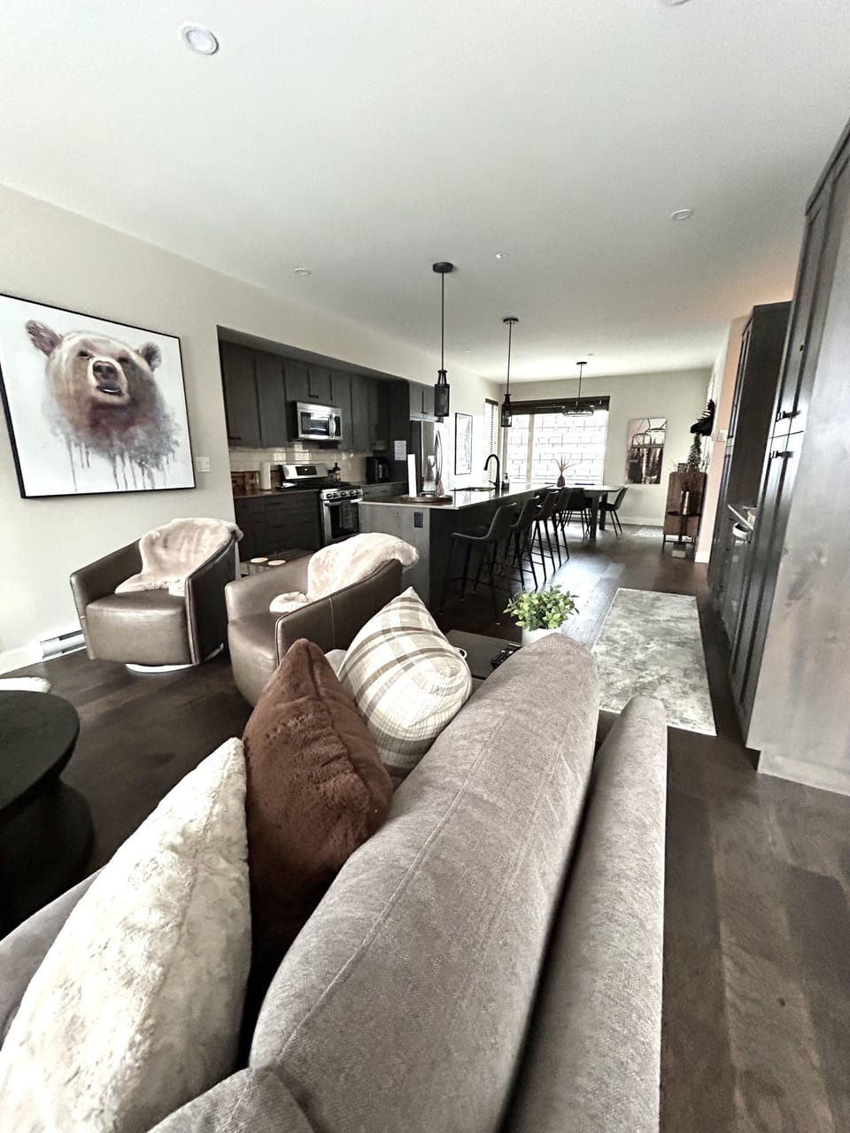 Spacious open floor plan