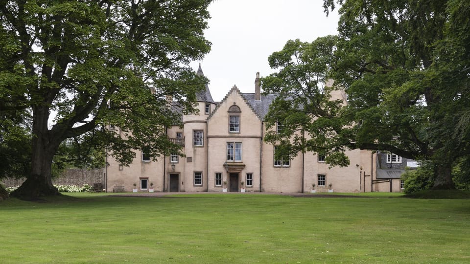 The Tower, Keith Marischal - the impressive front of the house
