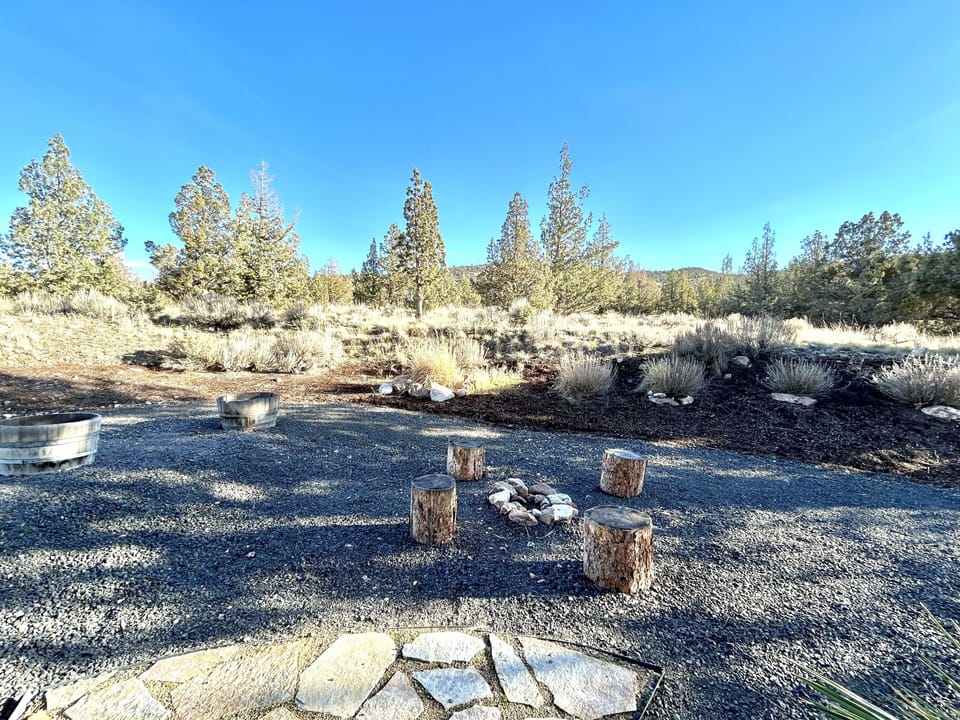 fire pit area