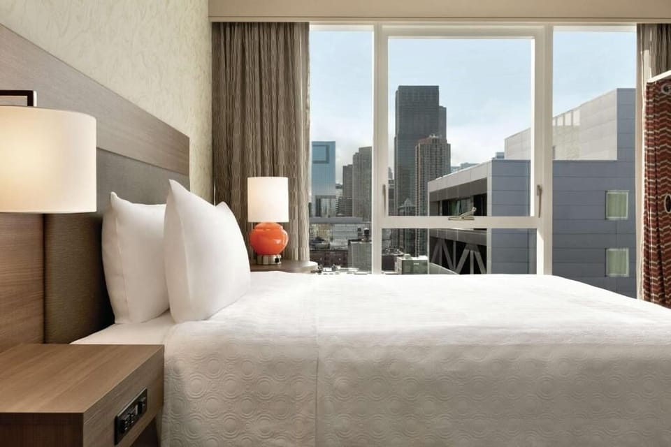 Bedroom. Interior and views may vary based on location and availability.