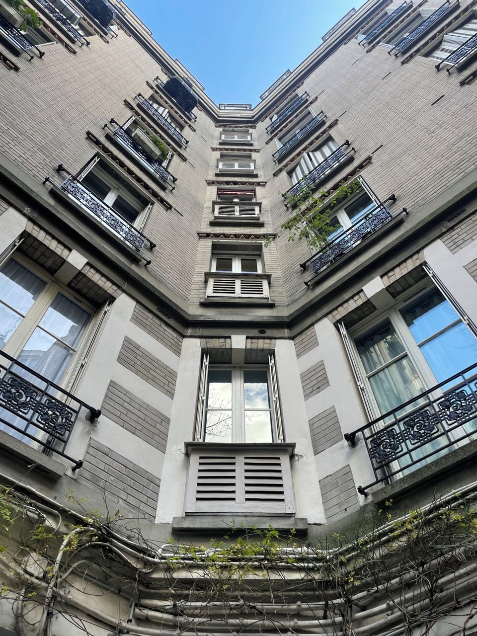 View of Apartment from Courtyard
