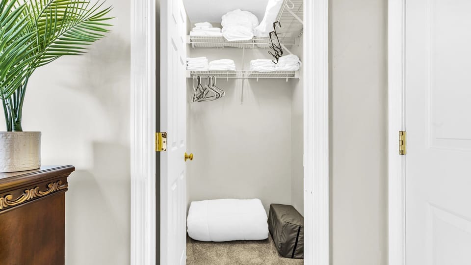 Master bedroom closet.