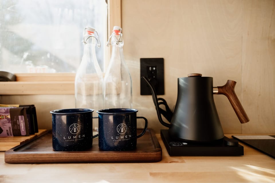 Water bottles and Lumen mugs