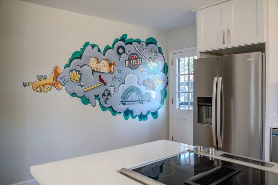 Mural painted by local Memphis Artist!