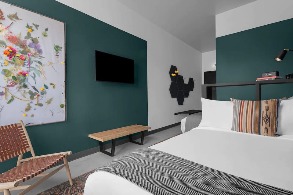 Bedroom. Interior and views may vary based on location and availability.