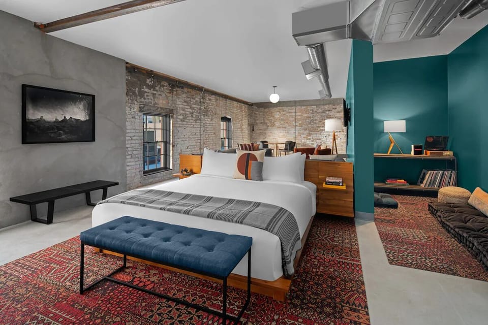 Bedroom. Interior and views may vary based on location and availability.