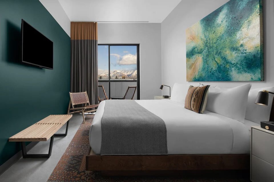 Bedroom. Interior and views may vary based on location and availability.
