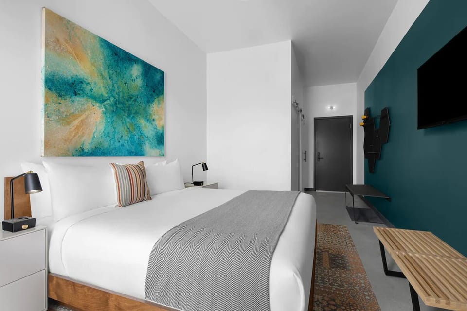 Bedroom. Interior and views may vary based on location and availability.