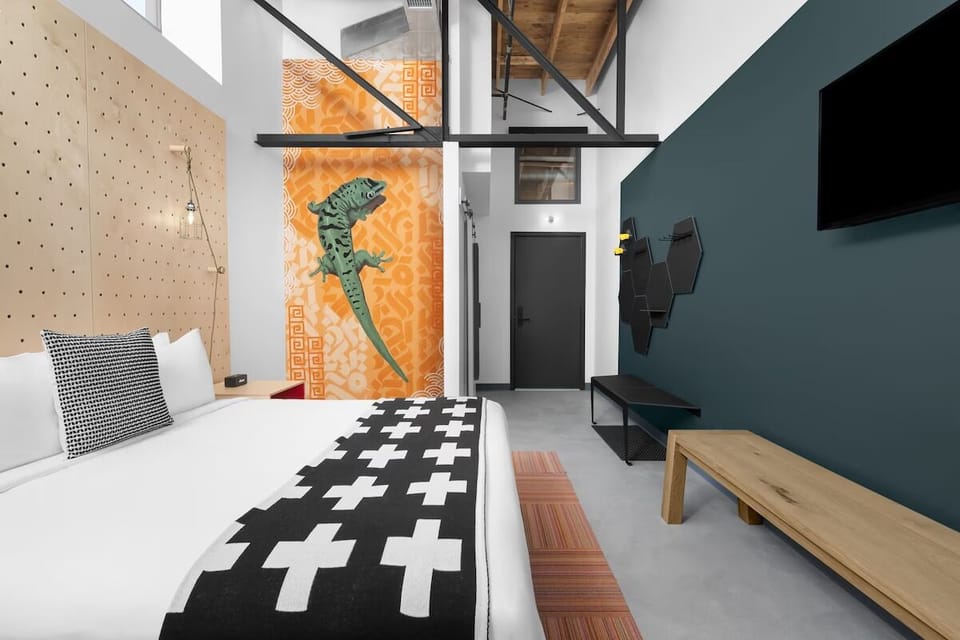 Bedroom. Interior and views may vary based on location and availability.