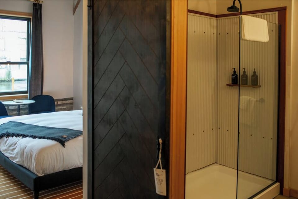 Bedroom/Bathroom. Interior and views may vary based on location and availability.