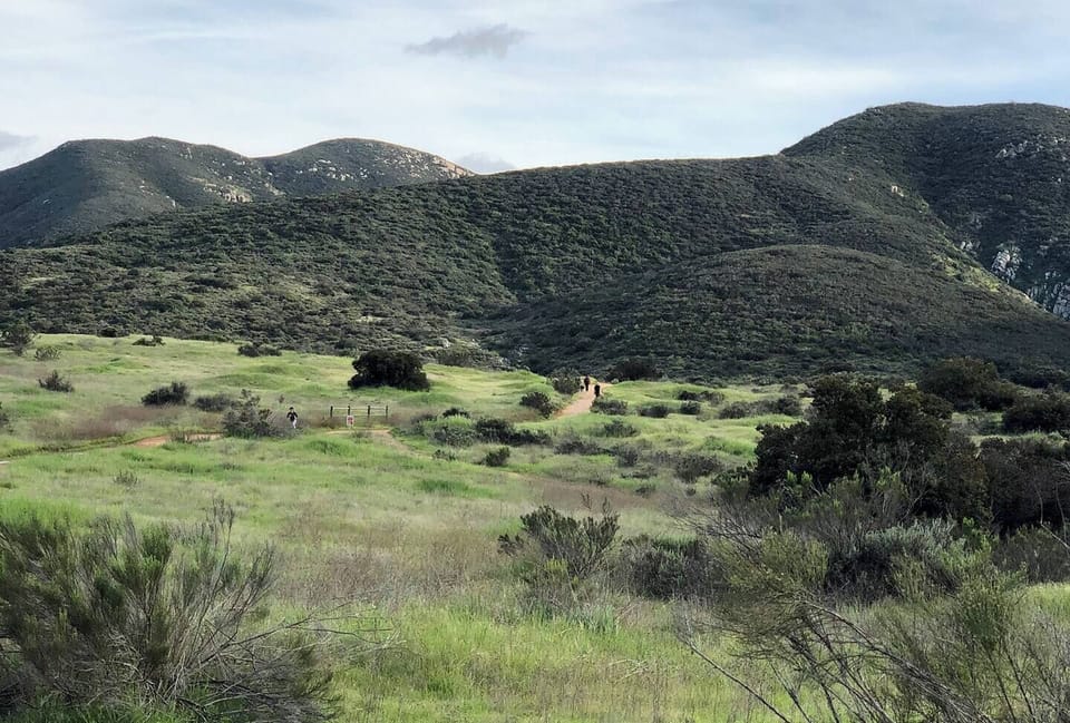 Take in the serene beauty of San Diego’s green mountains
