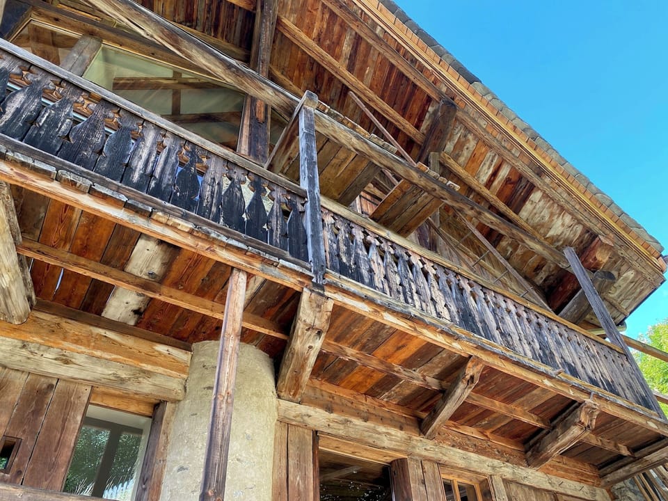 Chalet balconies