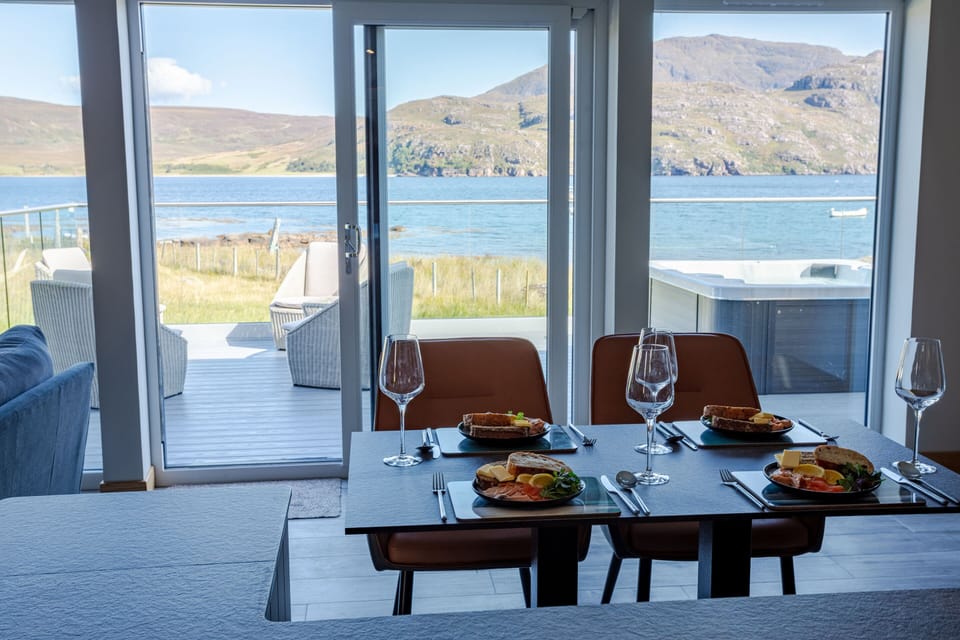 View from dining table.