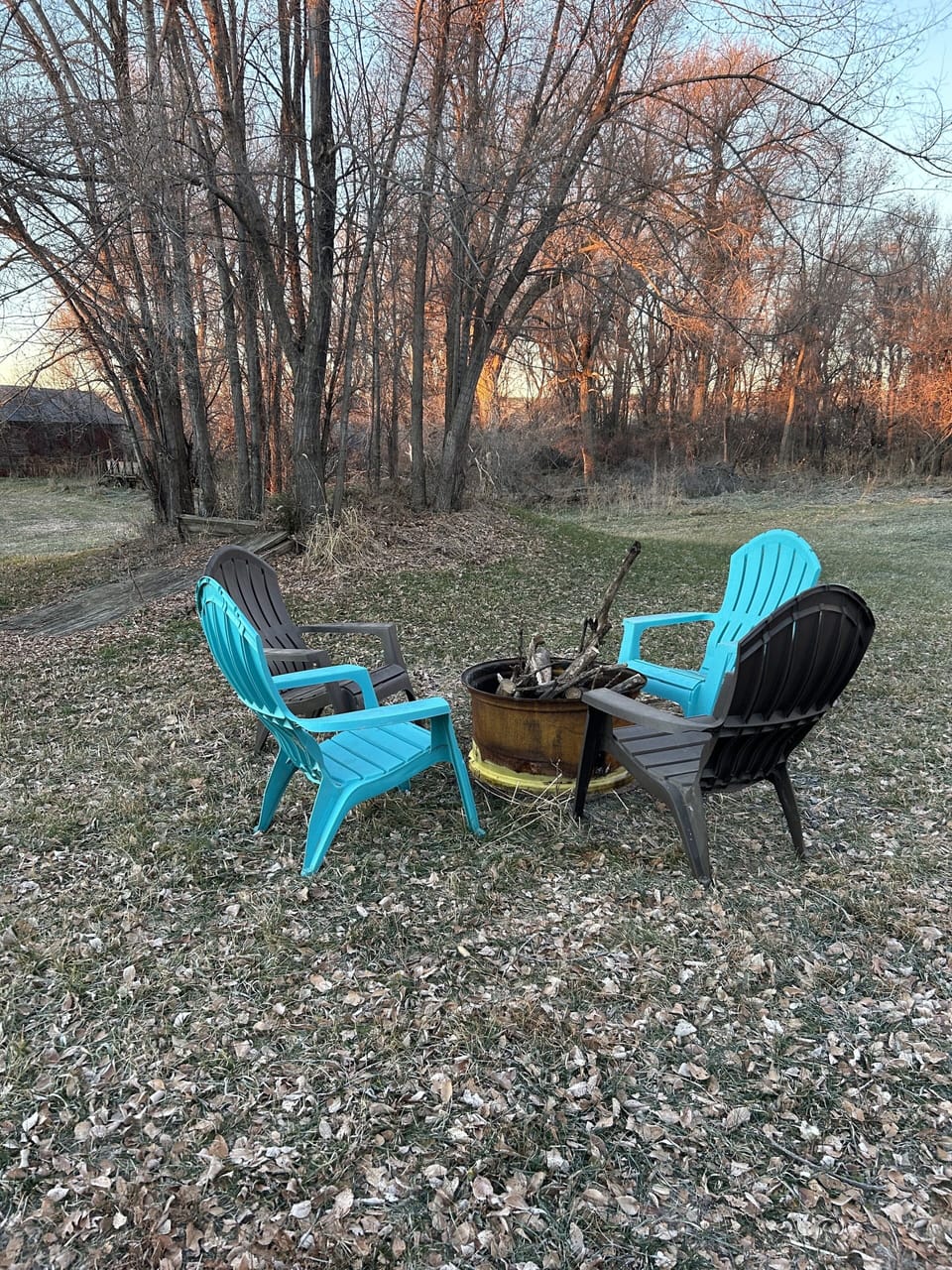 Come and sit by the bonfire. 