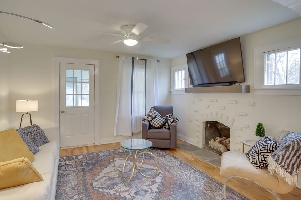 South Bend Vacation Rental | 3BR | 2BA | 3 Steps to Enter | 1,500 Sq Ft