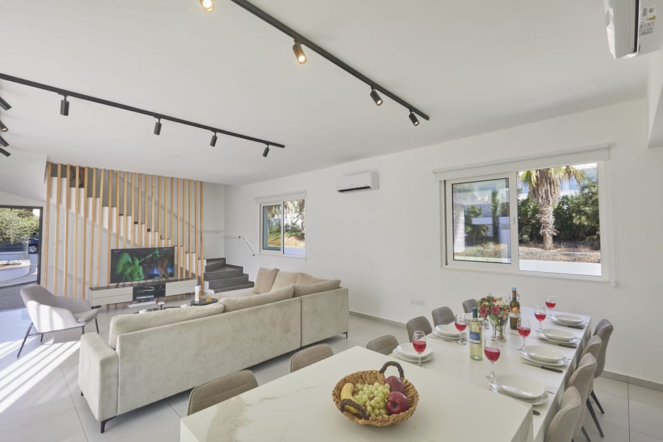 Dining Area with table and chairs to seat 10 people