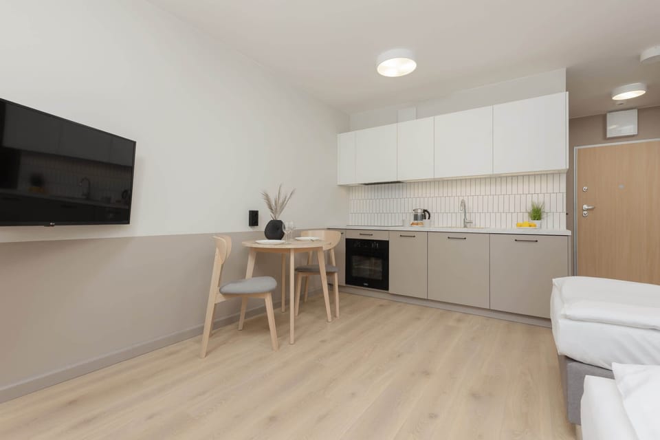 View of the fully equipped kitchenette