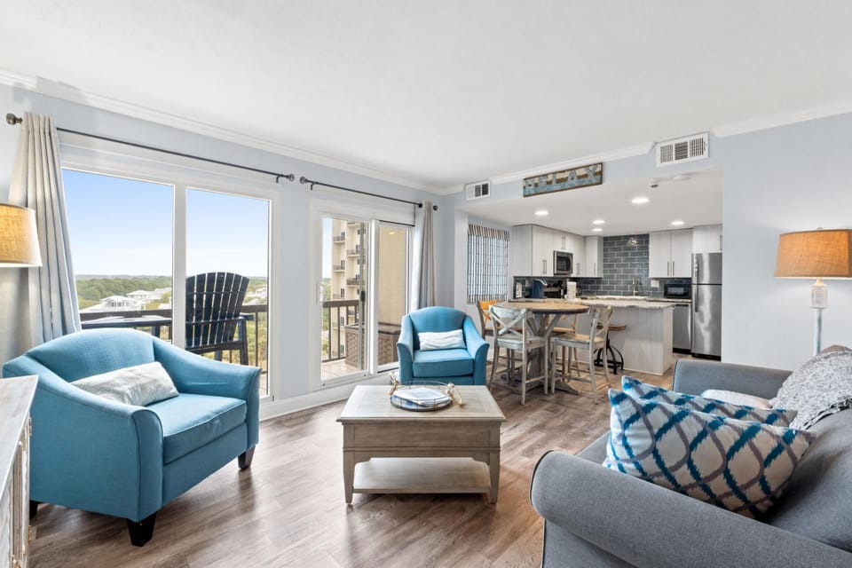 Living Area with Balcony