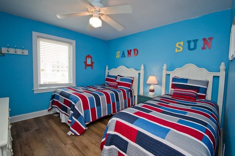 Level Two Bedroom with Double and Twin