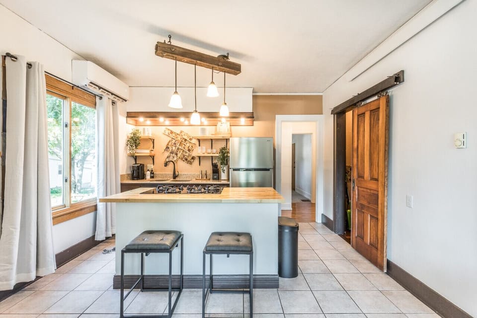 Embrace culinary adventures in our well-equipped kitchen. Cook up delicious meals and create lasting memories.