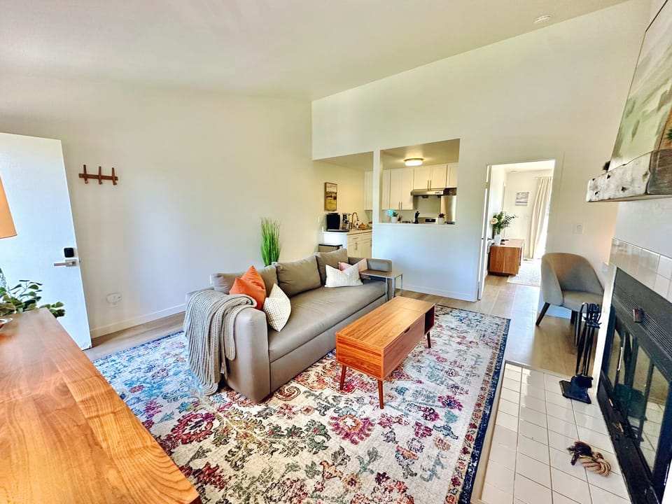 Natural light in the living room