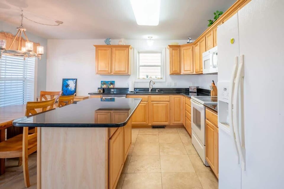 Kitchen with Granite Countertops