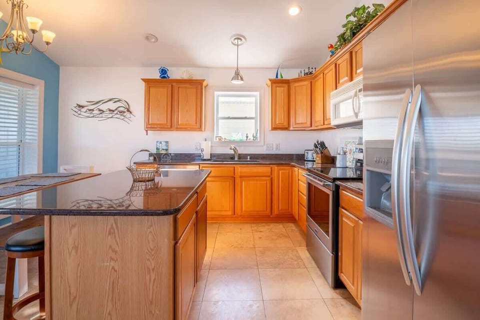 Kitchen with Granite Countertops