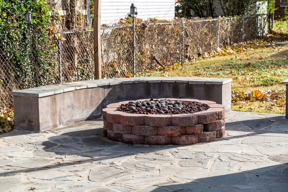 Gas fire pit is super easy to use (instructions are in the guidebook)