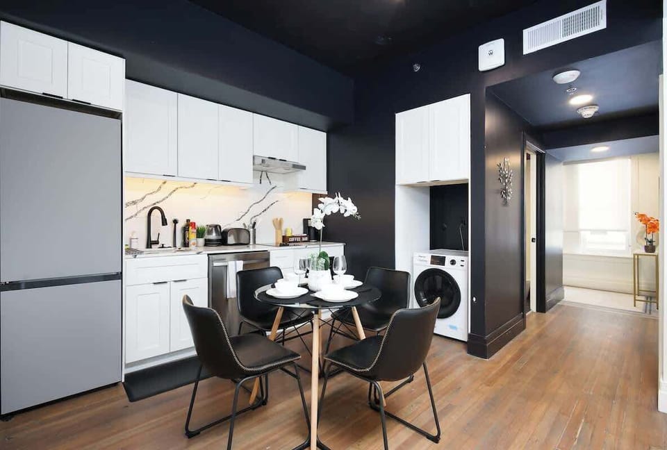 Refrigerator, Washer Dryer, Oven, Coffee Machine