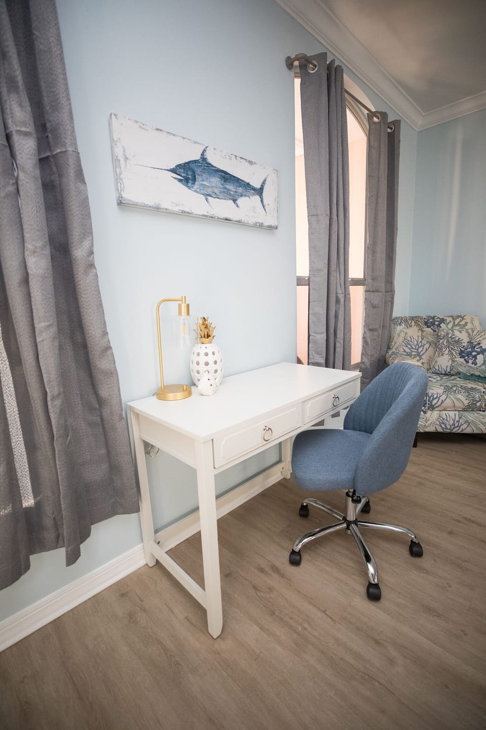 Shark Shack dedicated work area