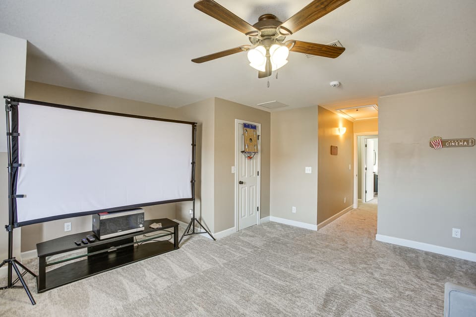 Bedroom 4 | Twin Bed | Home Theater System