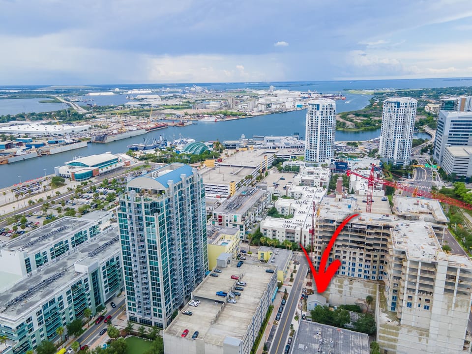 Aerial view of property 