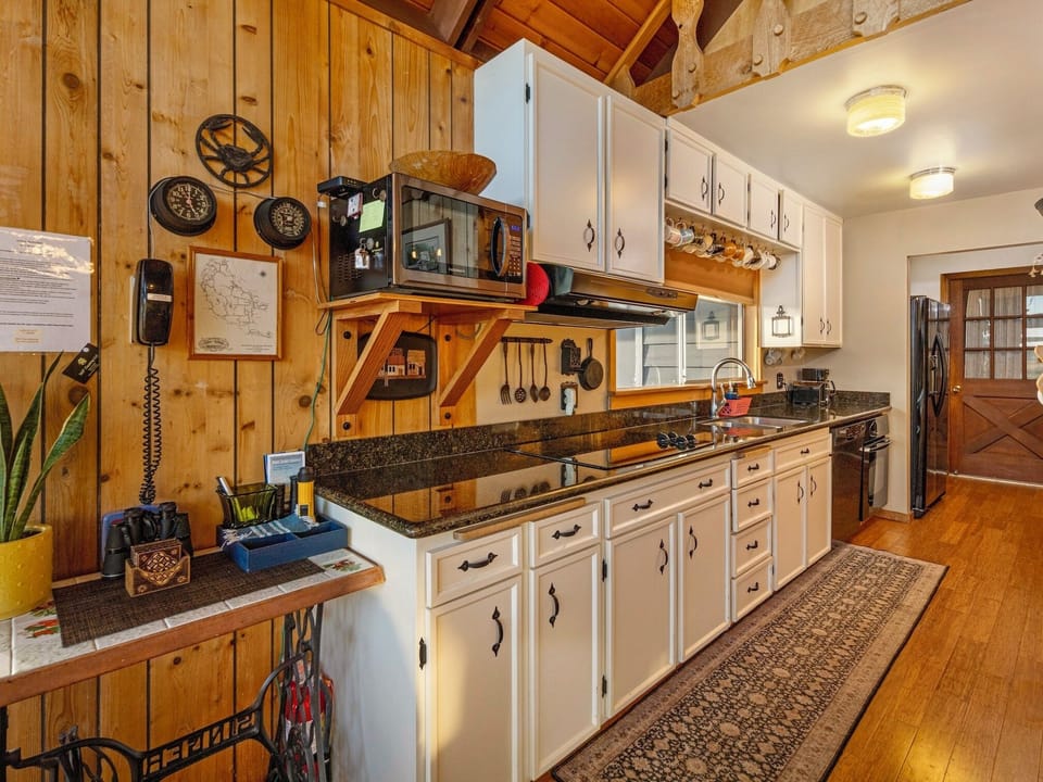 Galley style kitchen...