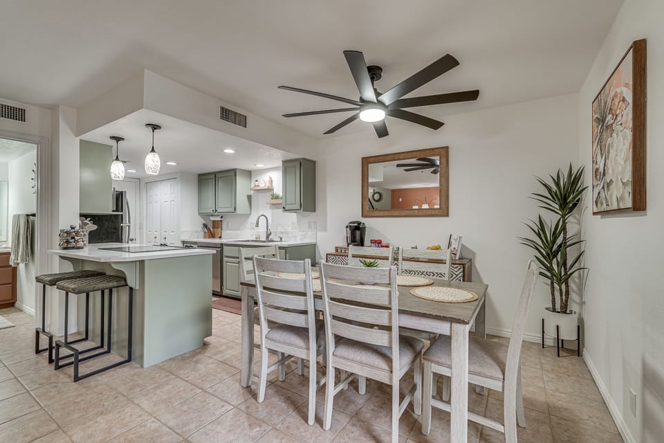 Dining Area | Dishware & Flatware | Coffee Bar
