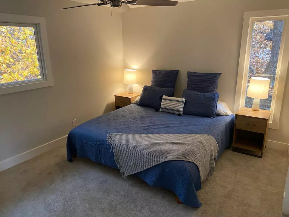 Primary Bedroom on Main Floor with King Bed