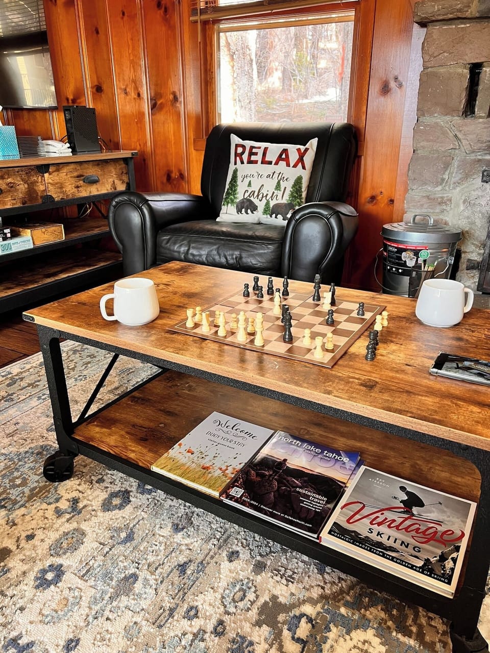 Classic Games and Reading Material for our Guests to Enjoy.