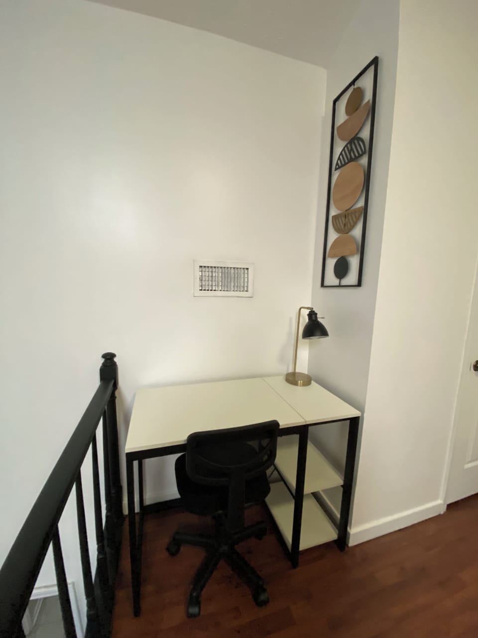 Work desk at the loft