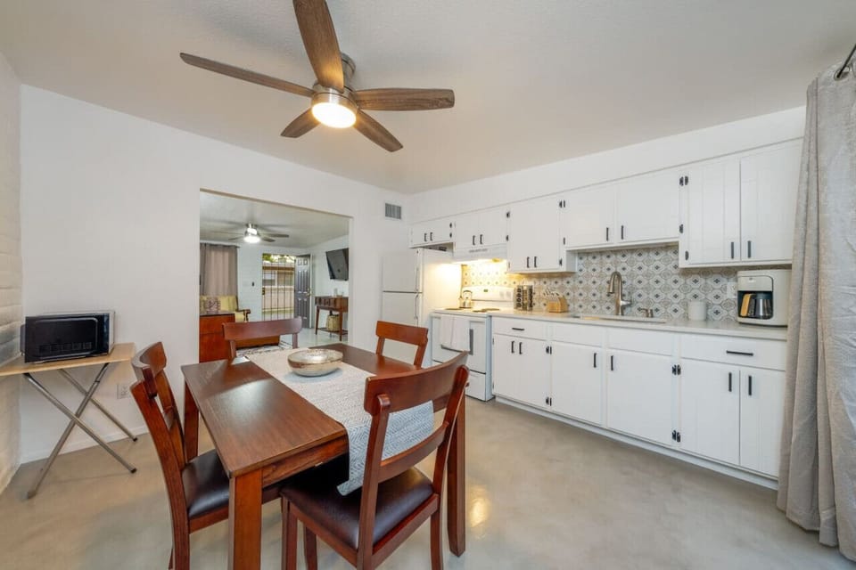 Remodeled kitchen and dining area