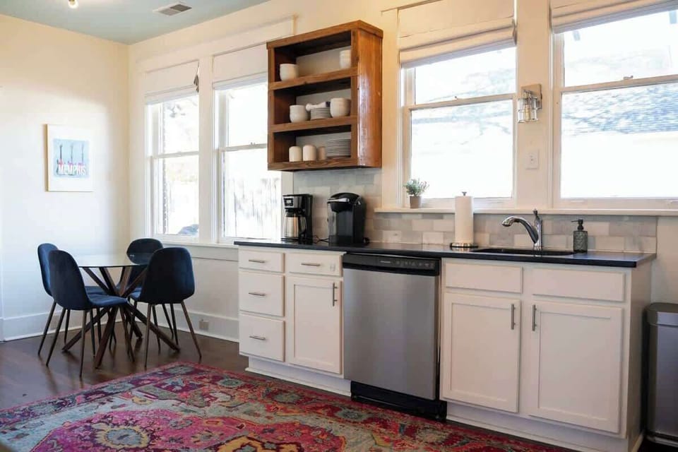 Fully stocked kitchen