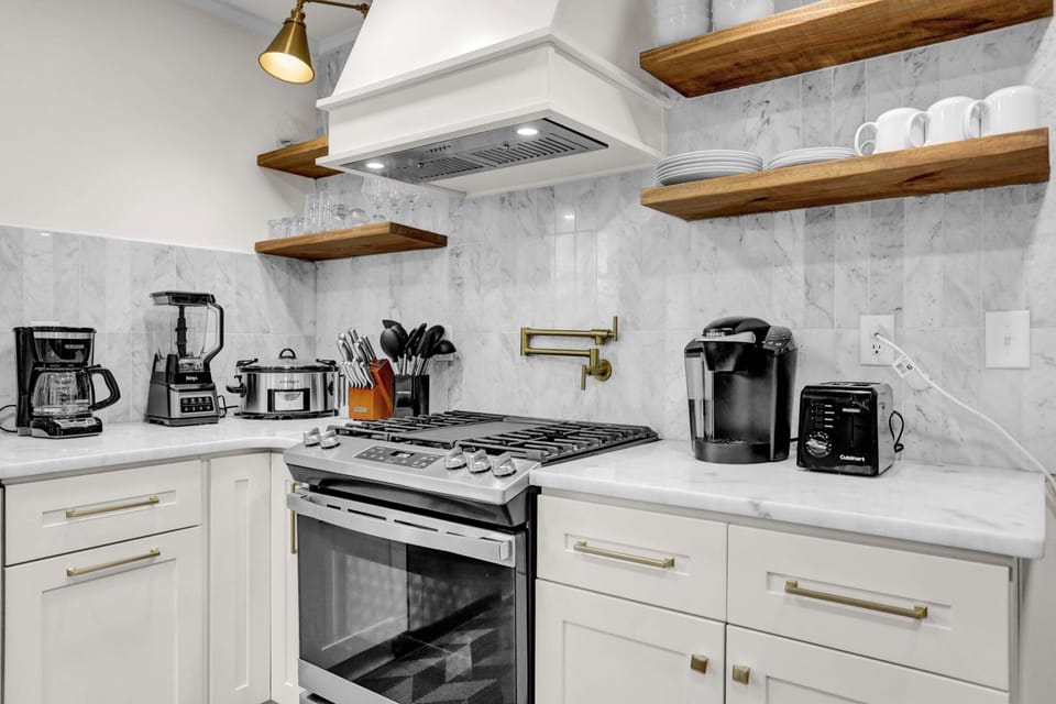Fully stocked kitchen